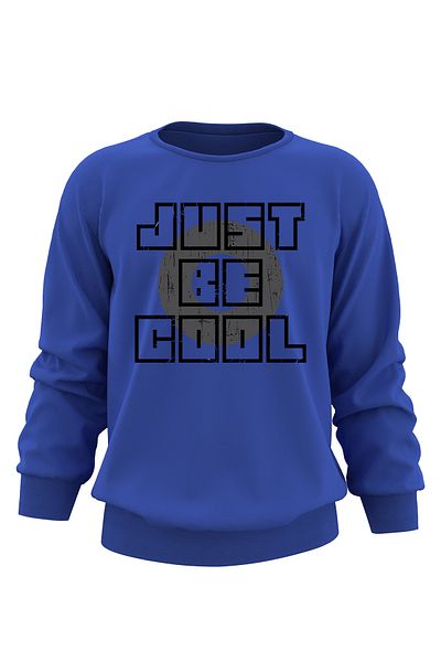 ADA BEBEK ÇOCUK Unisex Μαύρο Φούτερ Just Be Cool