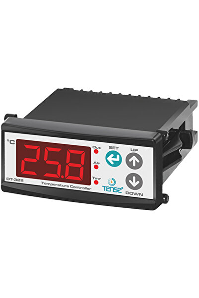 TENSE DT-322 Dijital NTC Özellikli Termostat 36x72 mm Ondalık Göstergeli NTC ...