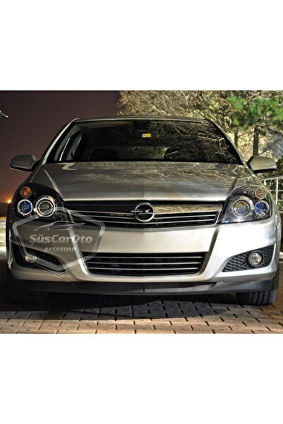 ŞüsCarOto Aksesuar Opel Astra H 2004-2014 Uyumlu Astra H lip Esnek Ön Lip 2 P...