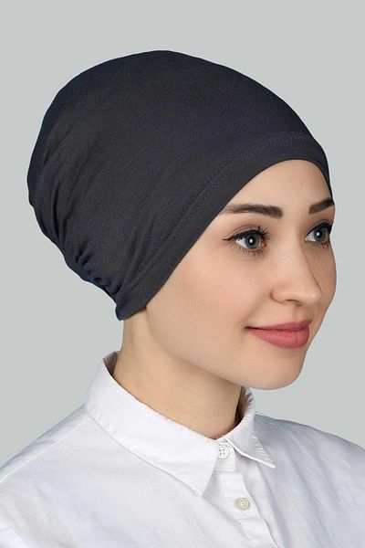 Altobeh Έτοιμο πρακτικό κουμπωτό ελαστικό καπό Hijab καπνιστό