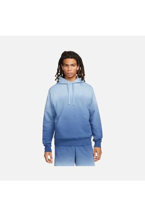 Nike Sportswear French Terry Dip Dyed Pullover Hoodie Mavi Erkek Kapu onlu Sweatshirt Fiyat Yorumlar Trendyol
