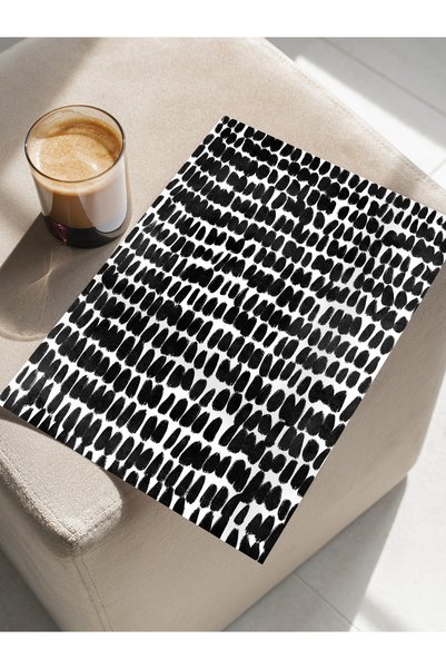 Postifull Black and White Abstract Themed Wall Poster, Modern Frameless Poster - Bedroom, Living Room Wall Decor