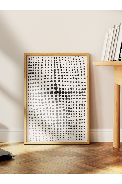 Postifull Black and White Abstract Themed Wall Poster, Modern Frameless Poster - Bedroom, Living Room Wall Decor