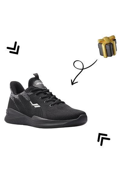 Lescon Pantofi sport pentru bărbați Hellium New Season Etna Black 22BARE00TRETHEM1103
