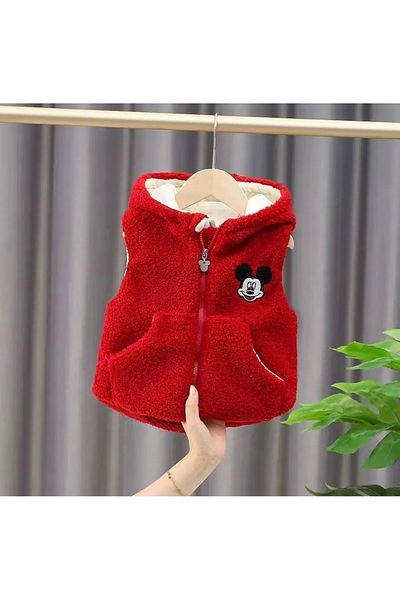 Eybabykids welsoft hooded vest with children's plush vest toy