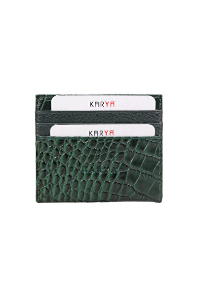 Karya Deri Unisex %100 Hakiki Deri Kartlık Cüzdan 002000