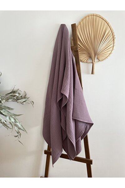 LeBohas Soft 4-layer Muslin Sofa Cover Purple 130x180 cm