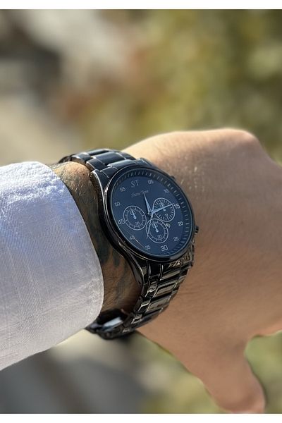 Show Time STAINLESS STEEL MEN'S WRISTWATCH