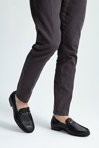 Tamer Tanca Ανδρικά παπούτσια Loafer από γνήσιο δέρμα 537 3189 Erk Ayk Y23