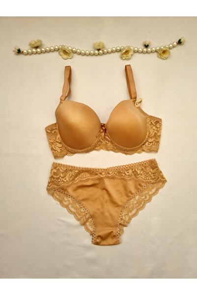 MAVEA طقم حمالة صدر بدون حشوة على شكل حرف C