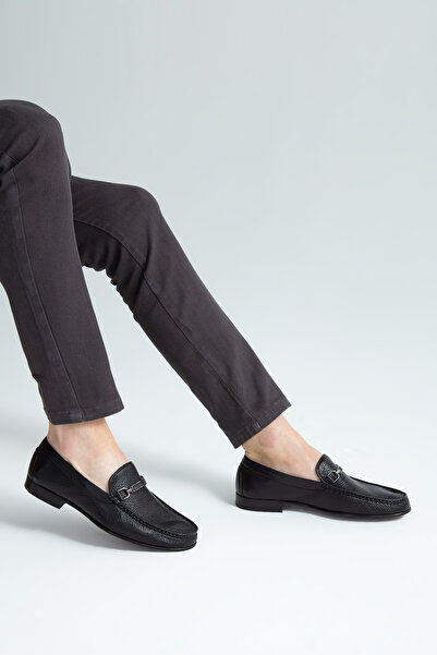 Tamer Tanca Ανδρικά παπούτσια Loafer από γνήσιο δέρμα 537 3189 Erk Ayk Y23