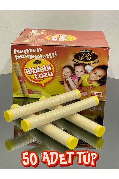 taso8090 Chickpea Powder Box - Sweet Fun Snack (50 Pieces Tube)