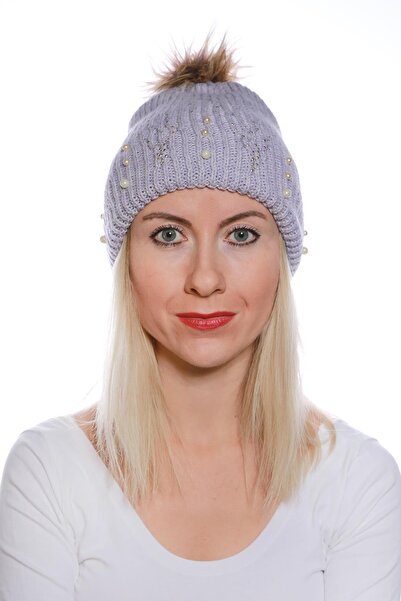 toptanhanem Розкішна шапка, в якій поєднуються витонченість і тепло - Ліла