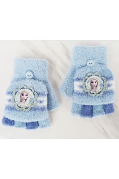 BATALLI Elsa Frozen Lână Tricotaj Mănuși 5-10 Ani