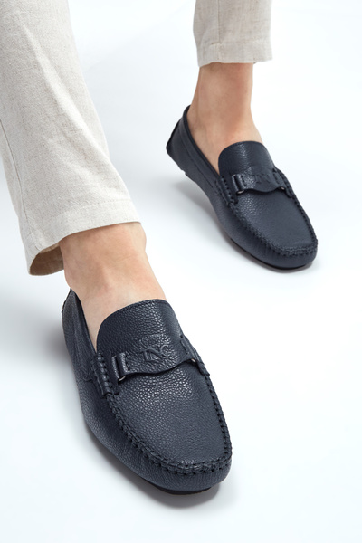 Tamer Tanca Мъжки мокасини от естествена кожа 355 14002 Erk Ayk Y23