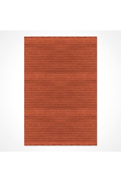 Crea Halı Liya Kiremit Yumuşak Tuşeli Modern Halı