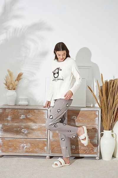 Sevim 14973 SET PIJAMASE IMPRIMAT
