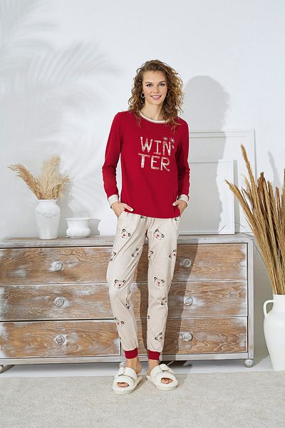 Sevim 14992 EMBROIDERED PAJAMAS SET