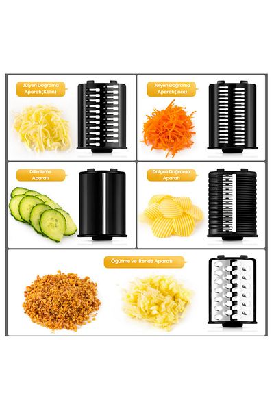 Yui M376 Plus Fully Automatic Electric Grater, Chopper and Rondo