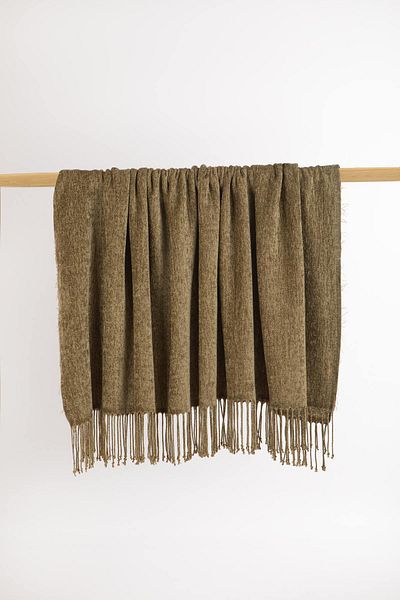 LUFA HOME Chenille Blanket