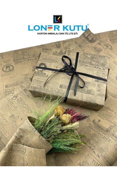 Generic Brand Kraft Paper Wrapping Paper Gift Paper Kraft Box Christmas Dowry Packaging Paper 70x100 (10 PCS)