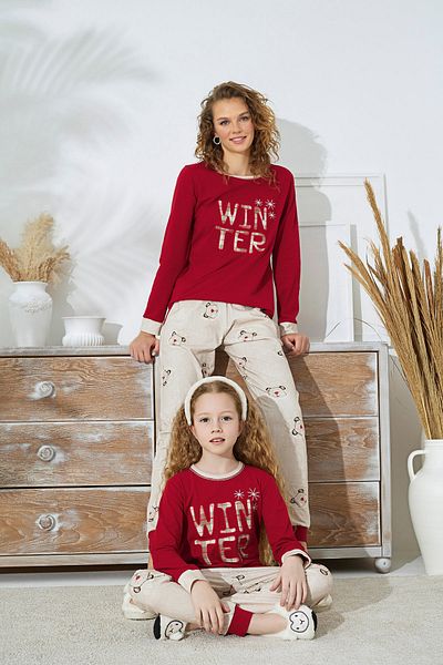 Sevim 14992 EMBROIDERED PAJAMAS SET