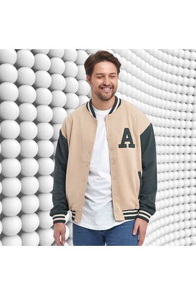 Adams Double Colored Men's College Coat