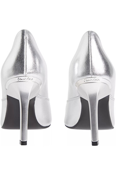 Calvin Klein Dámské boty na vysokém podpatku Pohodlný plochý model Stylové šedé klasické boty na podpatku HW0HW02001-PE6