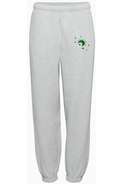 Maxi İdol COMPASS Women's Large Size Gray Color Sweatpants Product is Two Thread Lycra
