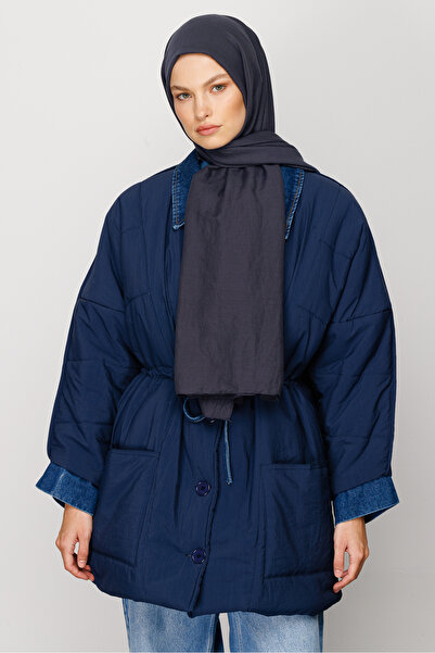 Mooncorn Anthracite Cotton Scarf Shawl