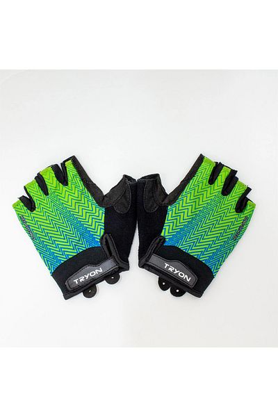 TRYON Trnbe100 Tryon Body Gloves BE-100 Black Green Fitness Gloves