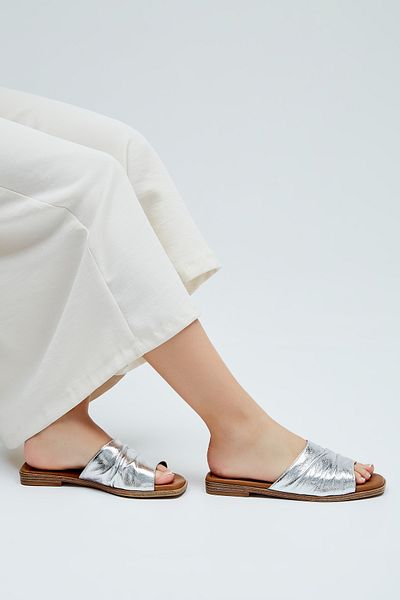 Tamer Tanca Women's Vegan Flat Slippers 838 5509 Bn Trlk Y23