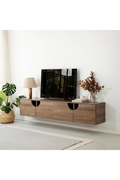 NEOstill - Grotte Duvar Tv Ünitesi / Ceviz Renk