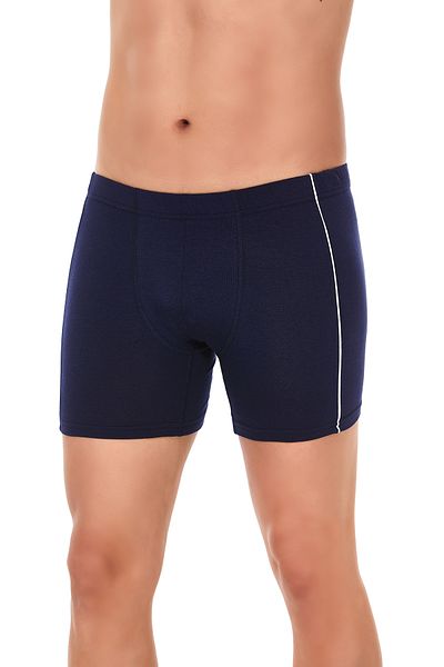 YILDIZ Modal Piping Navy Blue Ανδρικά Boxers 6 τεμαχίων