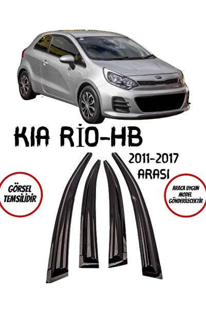 BALP Kia Rio Hb 2011-2017 Arası Cam Rüzgarlığı 4lü Takım