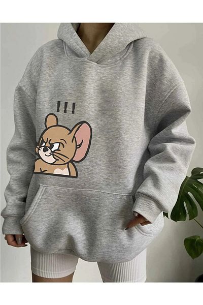 Aqweem Φούτερ Tom and Jerry Printed Hoodie