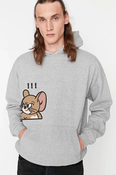 Aqweem Φούτερ Tom and Jerry Printed Hoodie