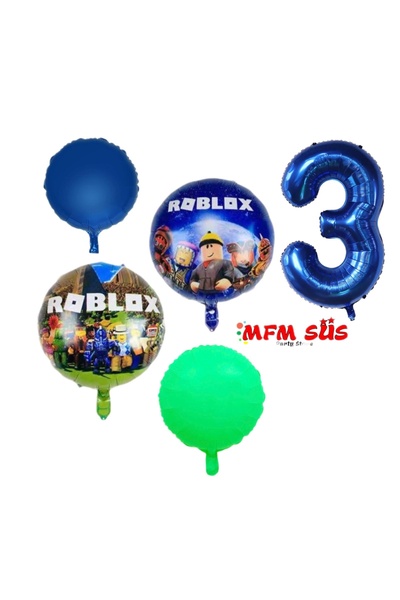 MFM Set baloane din folie roblox de 3 ani 100 cm