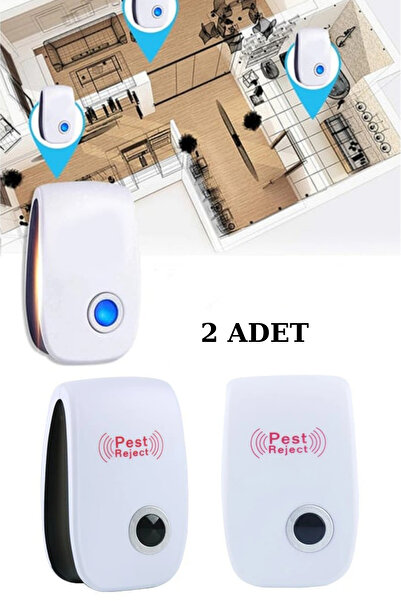 Alright 2 Adet Fare Sivrisinek Kovucu Böcek Örümcek Ev Haşere Kontrol Cihazı ...