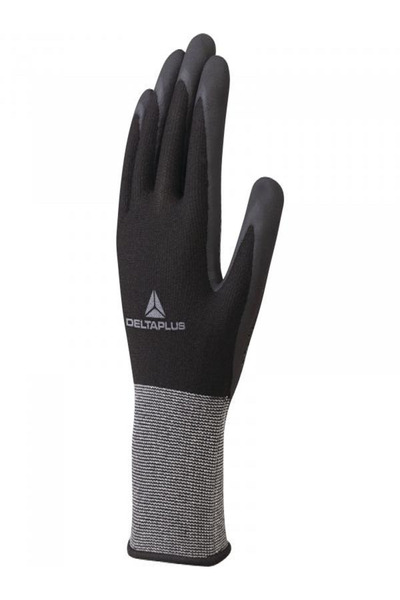 Delta Plus VE724NO Polyester Spandex Örme Dotlu Nitril Kaplı İş Eldiveni