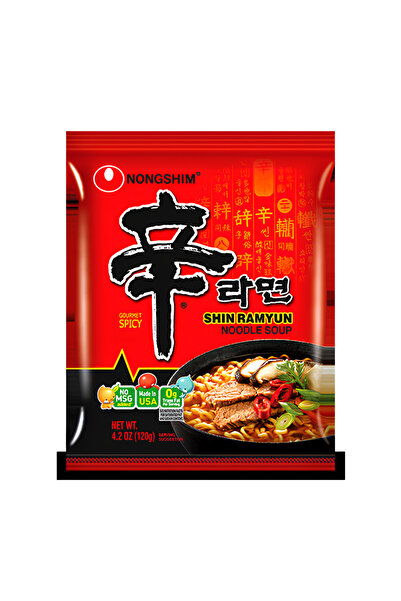 nongshim Shin Ramen (orijinal ve helal damgalı)