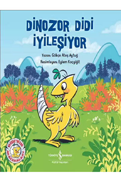 TÜRKİYE İŞ BANKASI KÜLTÜR YAYINLARI 2-5 Yaş Dinozor Didi Hikaye Seti - 4 Kitap