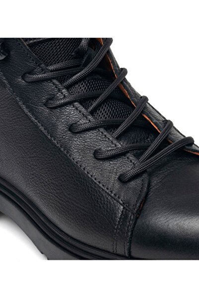 Greyder 16270 Erkek Siyah Hakiki Deri Casual Bot