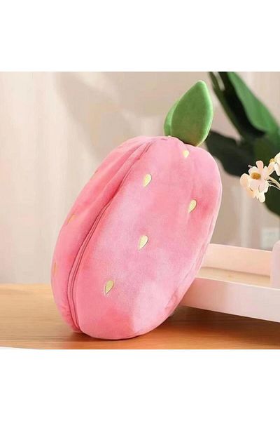 Canestar Pink Strawberry Rabbit - Plush Toy - Both Strawberry and Rabbit