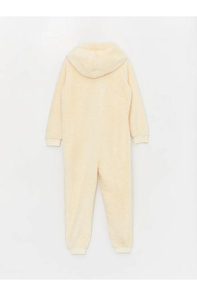 LC Waikiki LCW Kids Hooded Christmas Themed Long Sleeve Plush Girl's Sleeping Bag