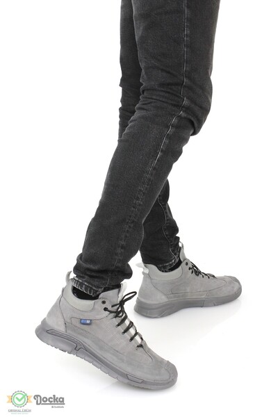 Scootland Erkek Hakiki Deri Spor Tarz Günlük Sneaker Bot