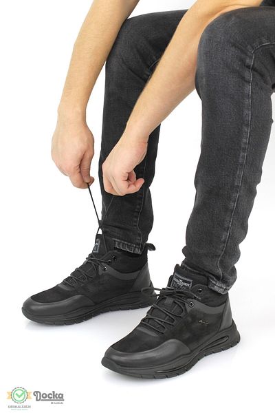 MARCOMEN Men's Genuine Leather Sports Style Rubber Air Sole Daily Boots