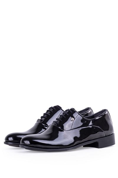 Pierre Cardin 7017 Pantofi pentru bărbați din piele lacuită strălucitoare