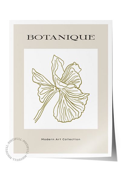 Postifull Απαλή αφίσα τοίχου Bohemian, αφίσα χωρίς πλαίσιο με θέμα τη σκανδιναβική - Διακόσμηση τοίχου υπνοδωματίου, σαλονιού