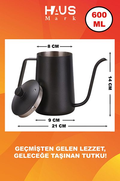 HAUSMARK Barista Mini Dripper 600ml (COFFEE BREWING PITCH)